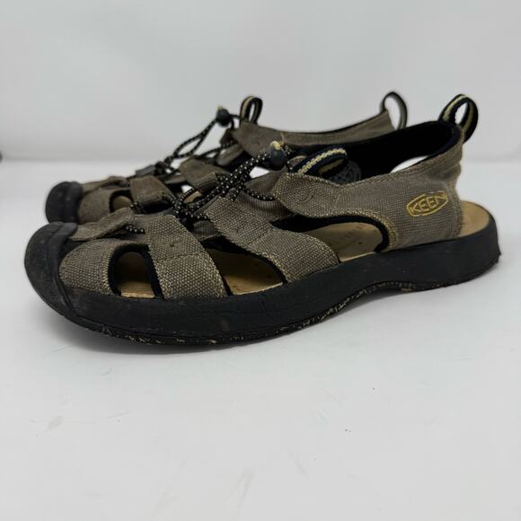 KEEN Newport H2 Sandals Women’s Size 7.5 – Khaki Hiking Water Outdoor Shoes GUC - Picture 3 of 8